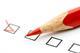 survey tick cross mark